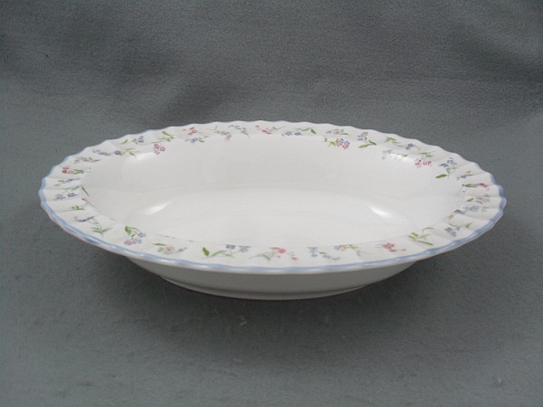 Forget-Me-Not Oval Open Serving Dish