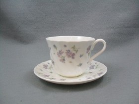 April Flowers Cup & Saucer