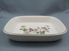 Autumn Leaves Oblong Roasting Dish