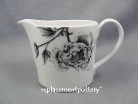 Black Peony Large Jug