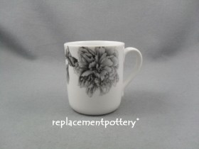 Black Peony Mug