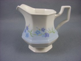 Blue Flowers Milk Jug