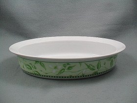 Cafe Fleur Oval Serving Dish
