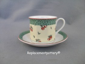 Cherries & Berries Cup & Saucer