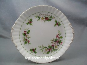 December Christmas Rose Serving Plate