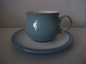 Colonial Blue Cup & Saucer