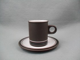 Contrast Coffee Cup & Saucer