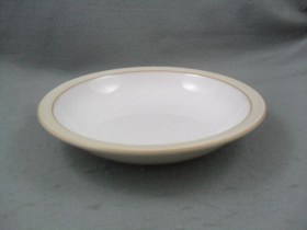 Linen Rimmed Bowl