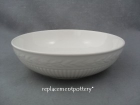 Edme White Serving Bowl