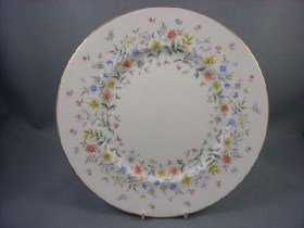 English Garden Dinner Plate