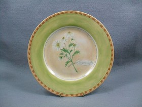Gardener's Journal Dessert Plate - Chamomile