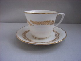 Golden Bracken Coffee Cup & Saucer