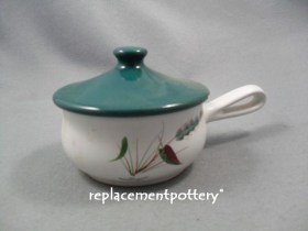 Greenwheat Covered Soup Bowl