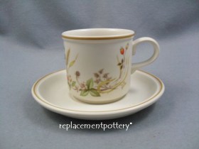 Harvest Cup & Saucer - Straight Sides