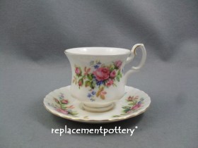 Moss Rose Coffee Cup & Saucer