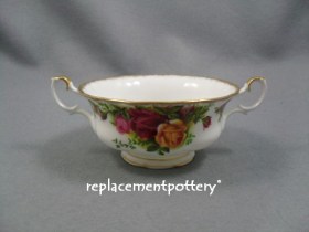 Old Country Roses 2 Handled Soup Bowl