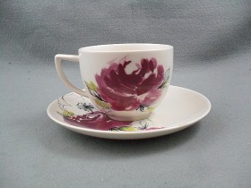 Peony Cup & Saucer