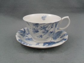 Botanic Blue Cup & Saucer