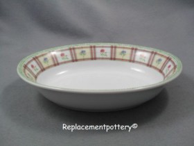 Rosebud Oval Serving Dish