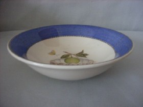 Sarah's Garden Blue Bowl