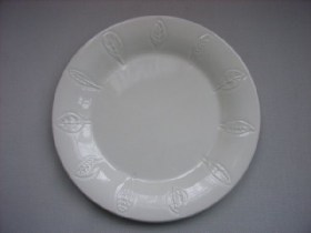 Seasons - White Dessert Plate