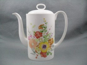Summer Bouquet Coffee Pot -Large