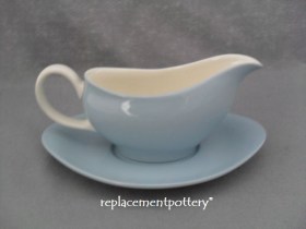 Summer Sky Gravy Boat & Stand