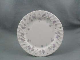 April Flowers Dessert Plate