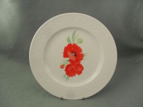 Somerset Poppies Dessert Plate